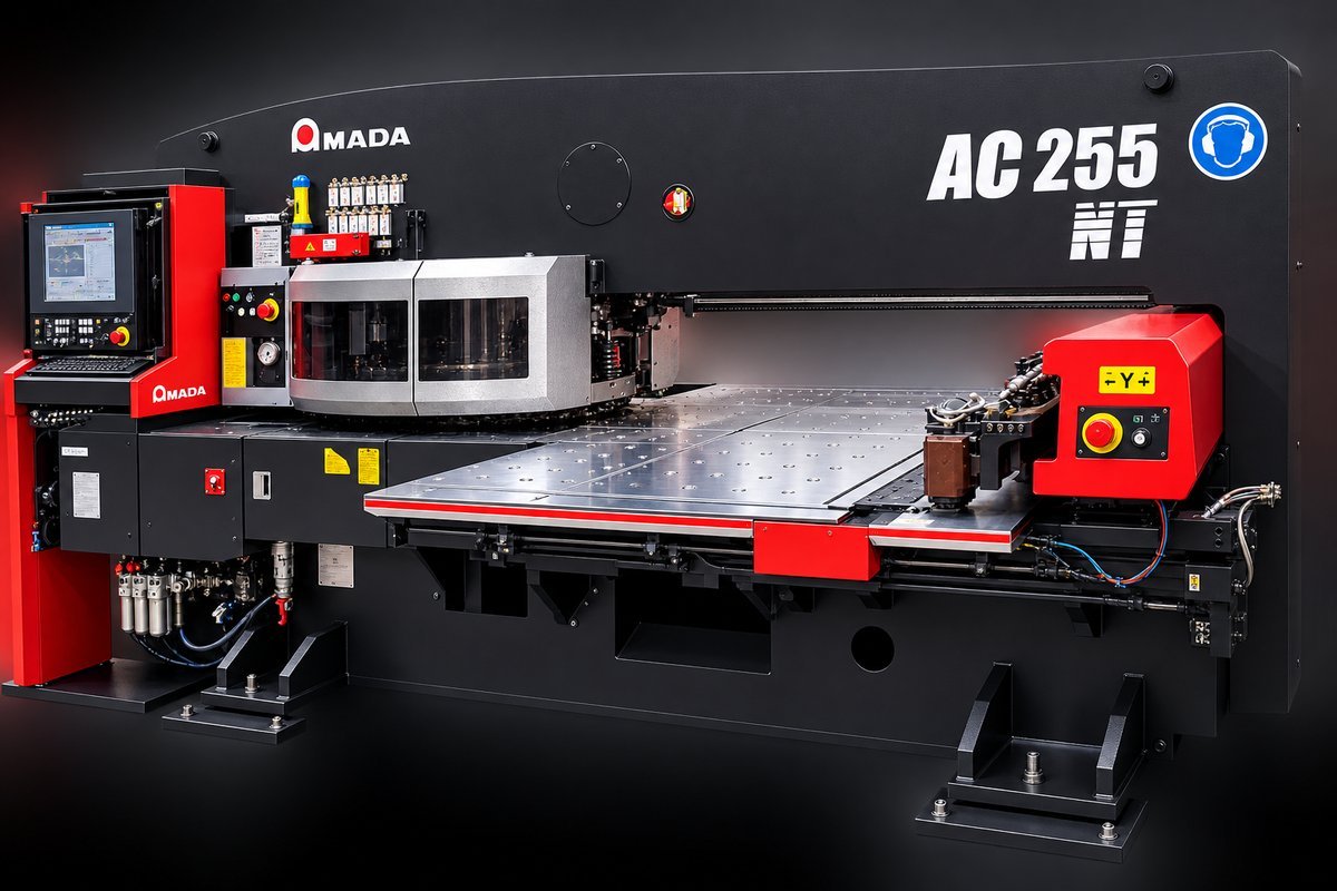 Prensa punzonadora CNC de torreta Amada AC-255NT