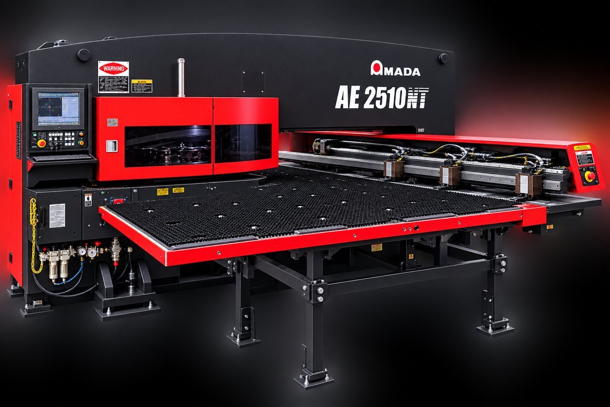 Prensa punzonadora CNC de torreta Amada AE-2510NT
