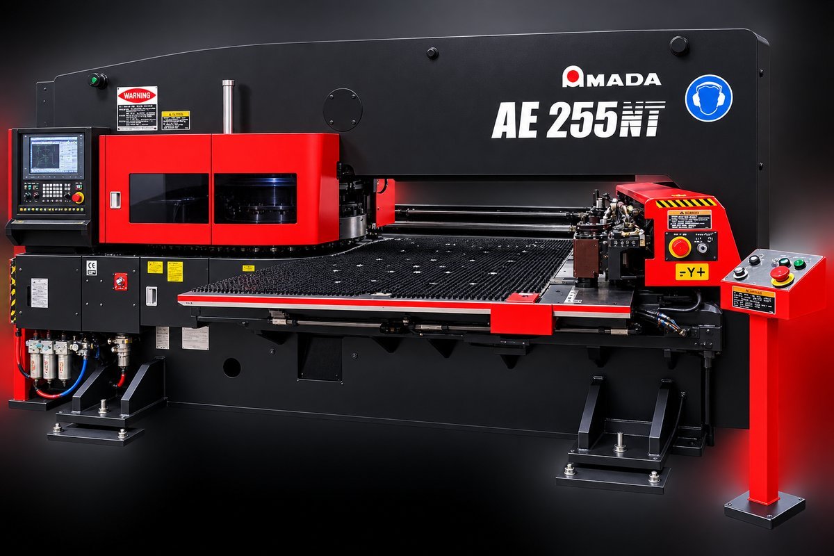 Prensa punzonadora CNC de torreta Amada AE-255NT