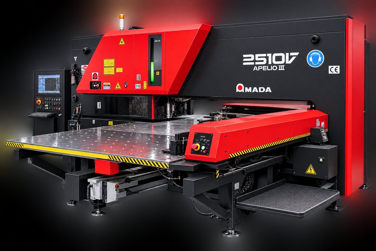 Prensa punzonadora CNC de torreta Amada APELIO III 2510V
