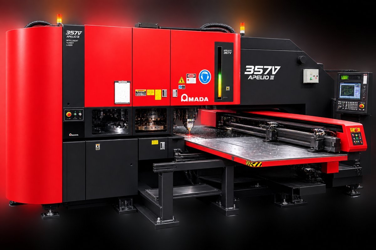 Prensa punzonadora CNC de torreta Amada APELIO III 357V