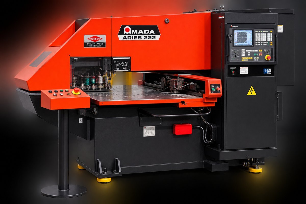 Prensa punzonadora CNC de torreta Amada ARIES-222