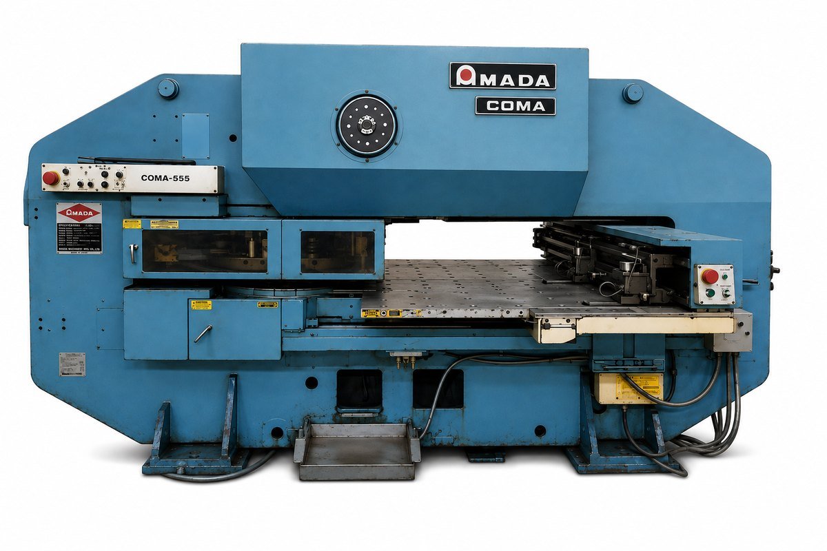 Prensa punzonadora CNC de torreta Amada COMA-555