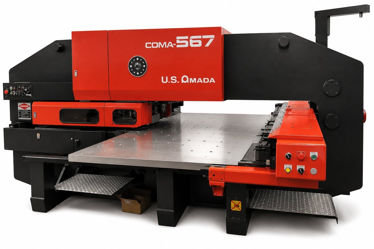 Prensa punzonadora CNC de torreta Amada COMA-567