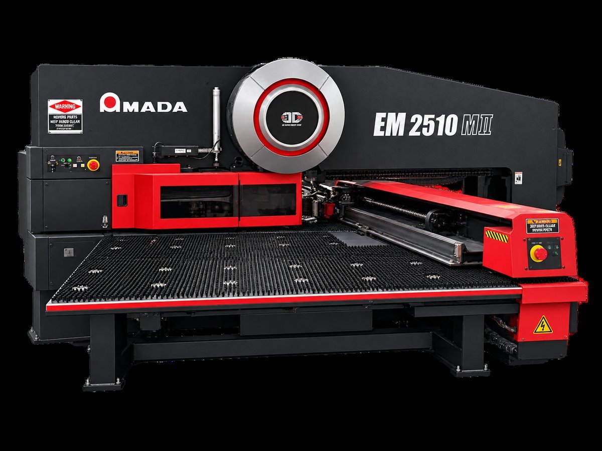 Prensa punzonadora CNC de torreta Amada EM-2510 MII