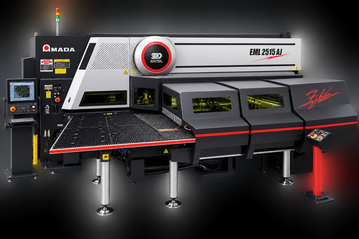 Prensa punzonadora CNC de torreta Amada EML-2515 AJ