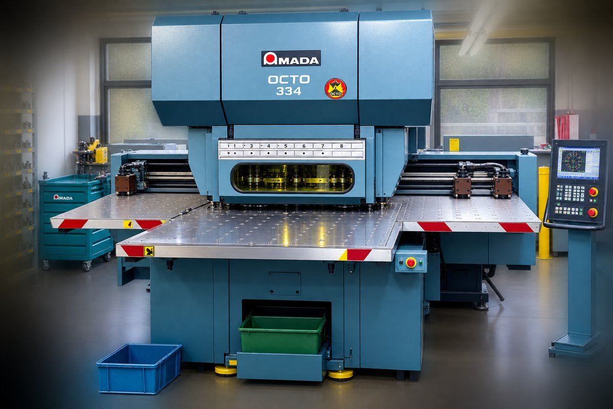 Prensa punzonadora CNC de torreta Amada OCTO-334