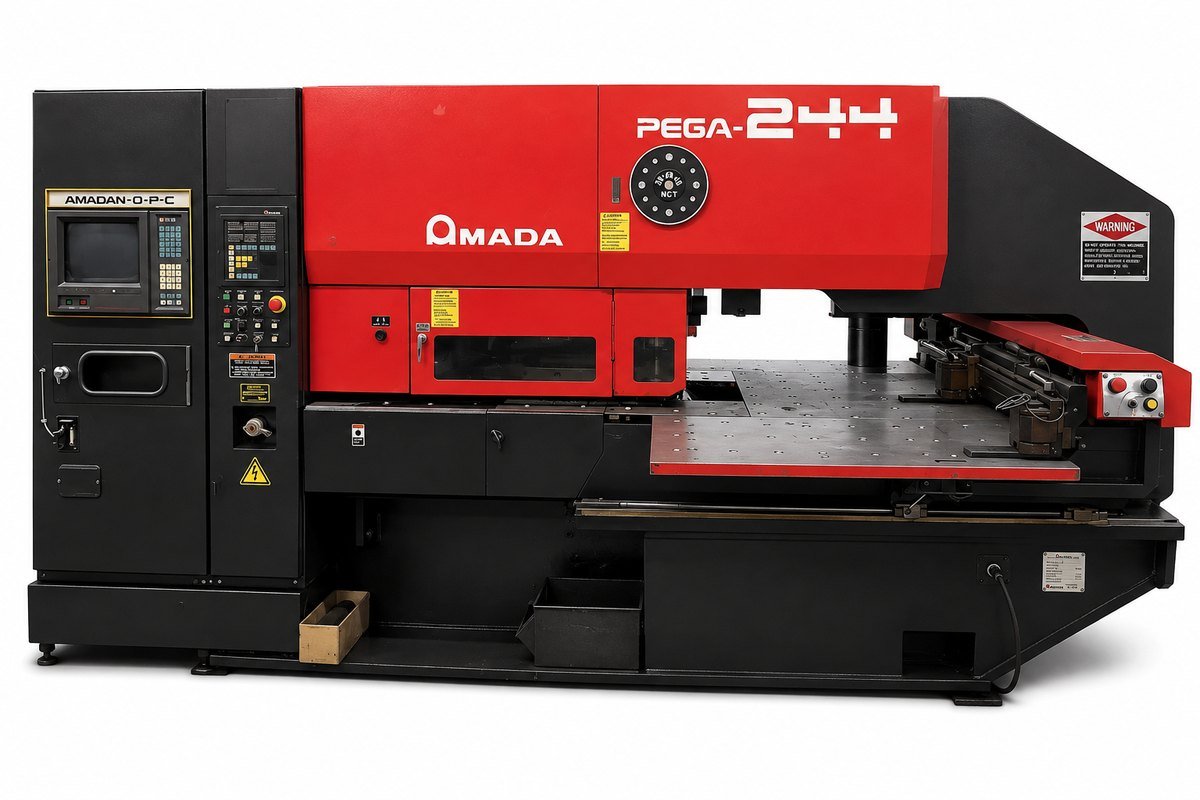 Prensa punzonadora CNC de torreta Amada PEGA-204040 (igual que PEGA-244)