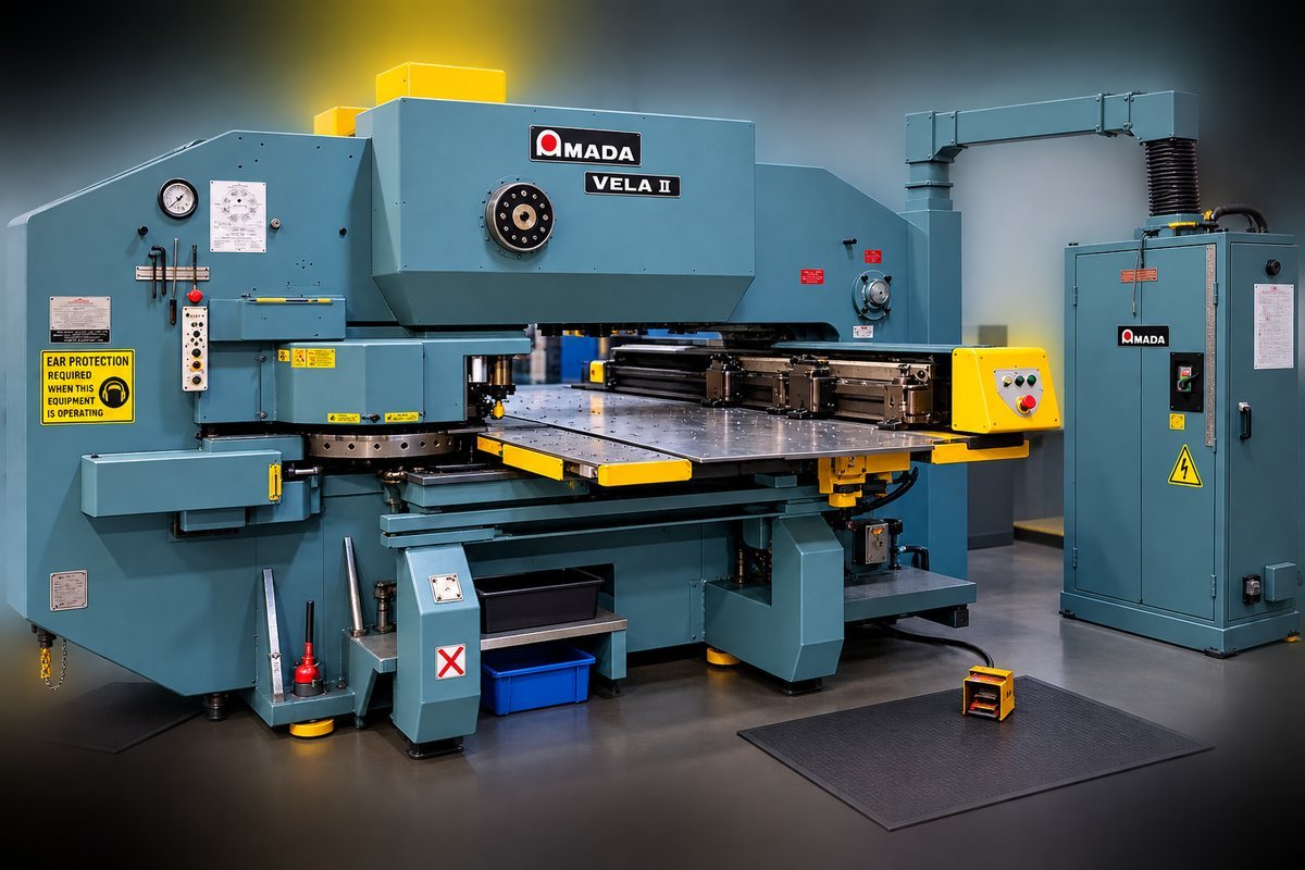 Prensa punzonadora CNC de torreta Amada VELA II