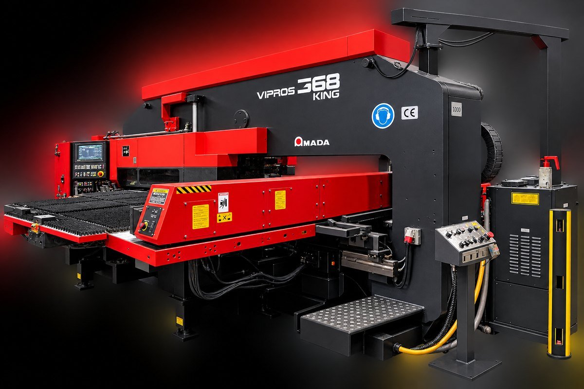 Prensa punzonadora CNC de torreta Amada VIPROS-368 King